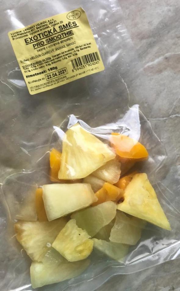 Fotografie - Exotická směs pro smoothie meloun cukrový, ananas, mango Lahůdky Vojkov