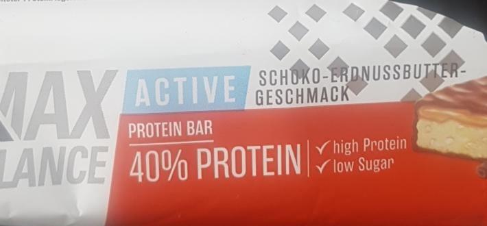 Fotografie - Max Balance Active 40% Protein Schoko-Erdnussbutter