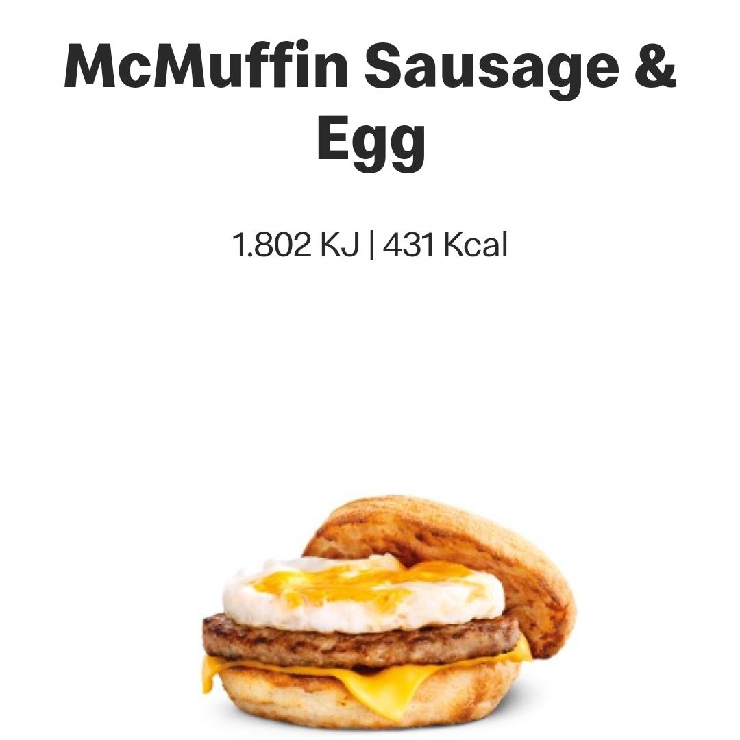 Fotografie - McMuffin Sausage & Egg