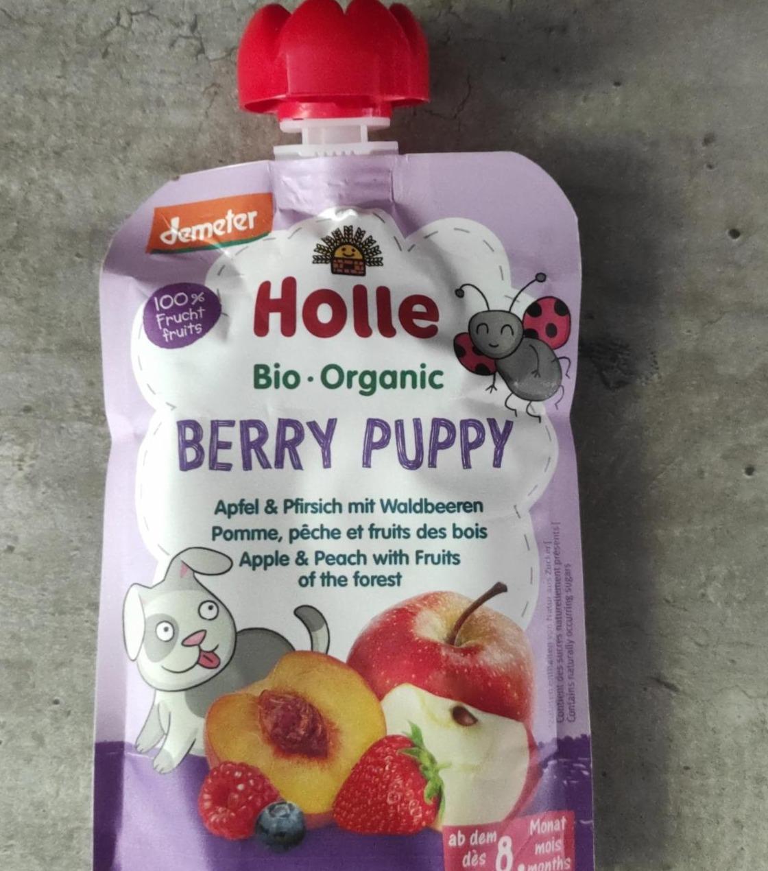Fotografie - Bio berry puppy apple & peach Holle