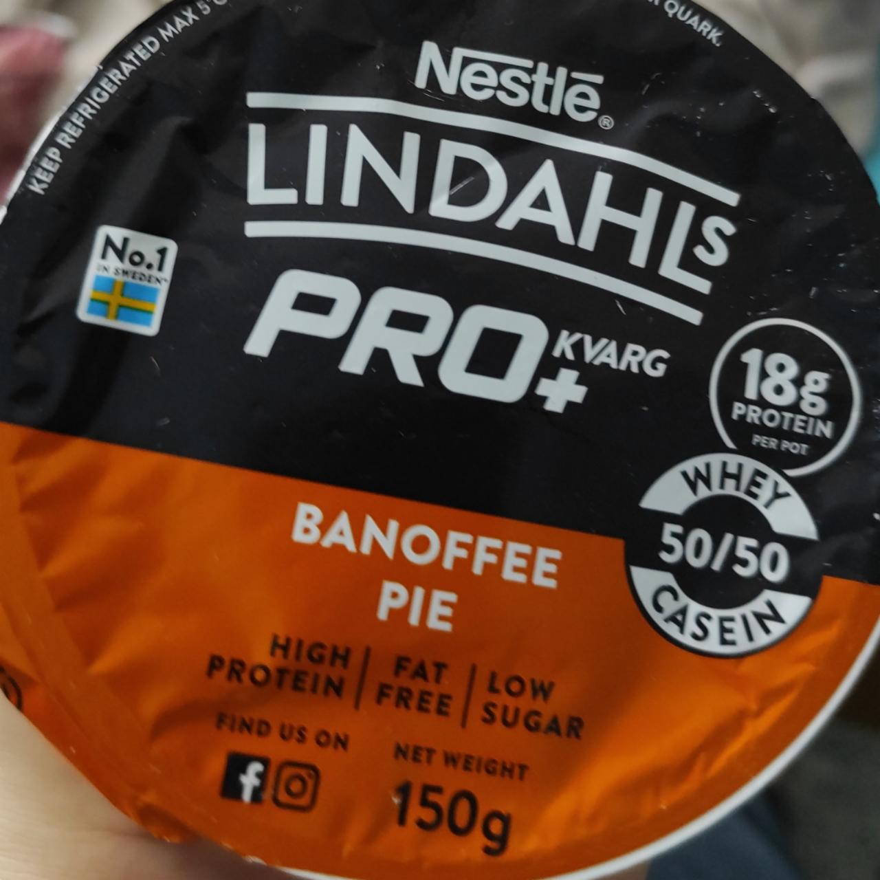 Lindahl's Pro Plus Banoffee Fat Free Quark 150G
