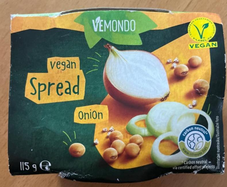 Fotografie - veganská pomazánka cibulová Vemondo