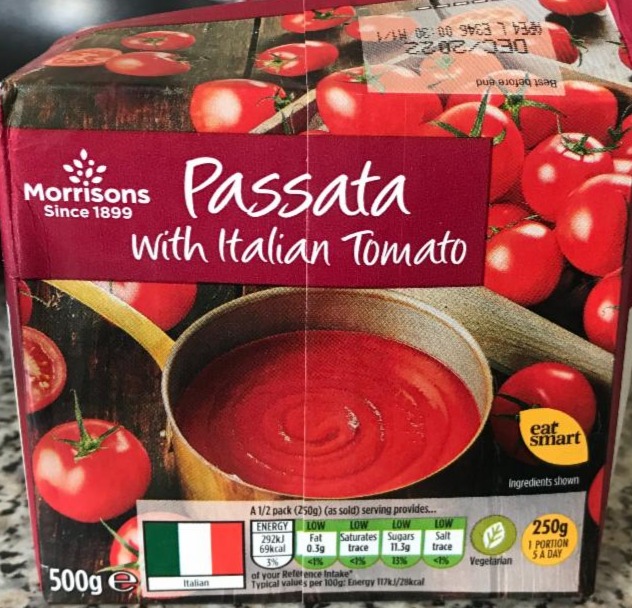 Fotografie - Passata with Italian Tomato