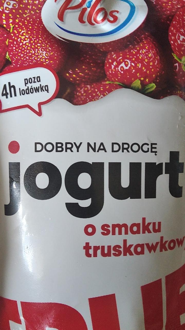 Fotografie - Jogurt o smaku truskawkowym Pilos