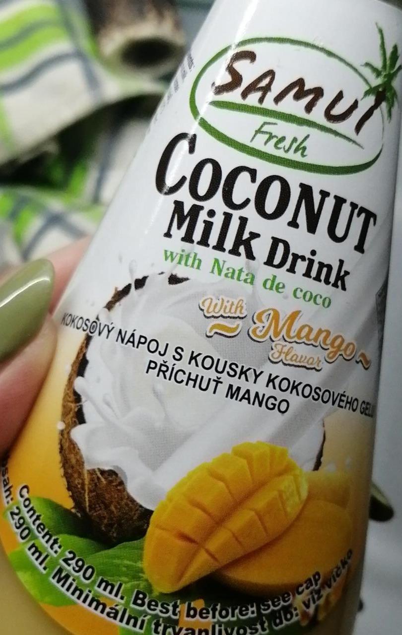 Fotografie - Coconut Milk Drink with Nata de Coco with Mango Samui Fresh