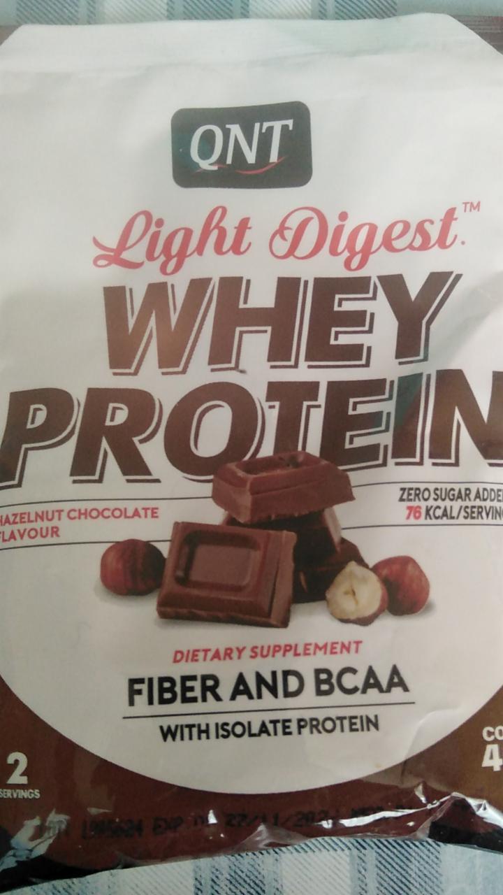 Fotografie - Light Digest Whey Protein Hazelnut Chocolate QNT