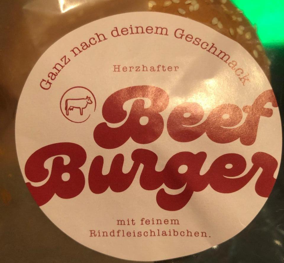 Fotografie - Beef Burger Herzhafter Mpreis