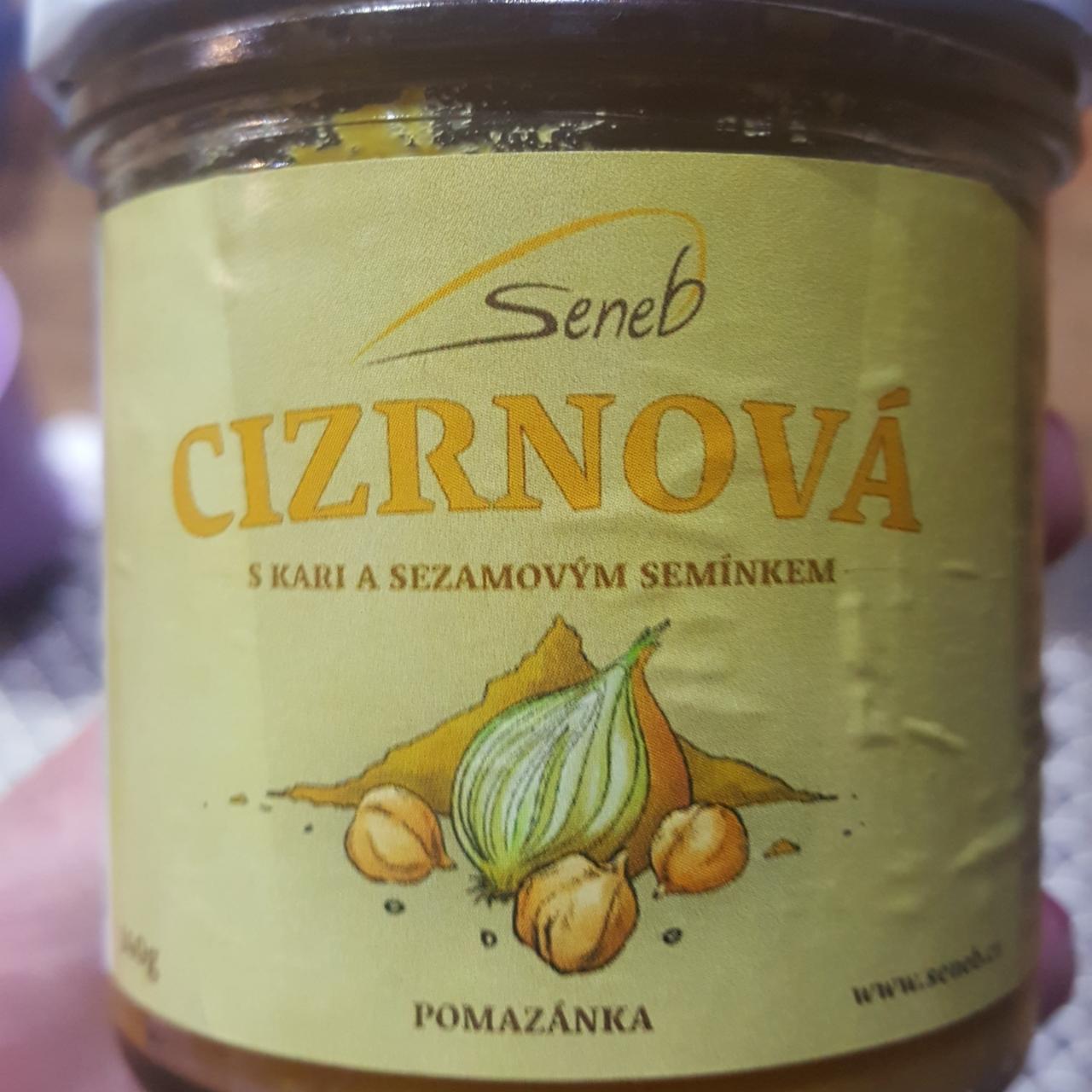Fotografie - Cizrnová pomazánka s kari a sezamovým semínkem Seneb