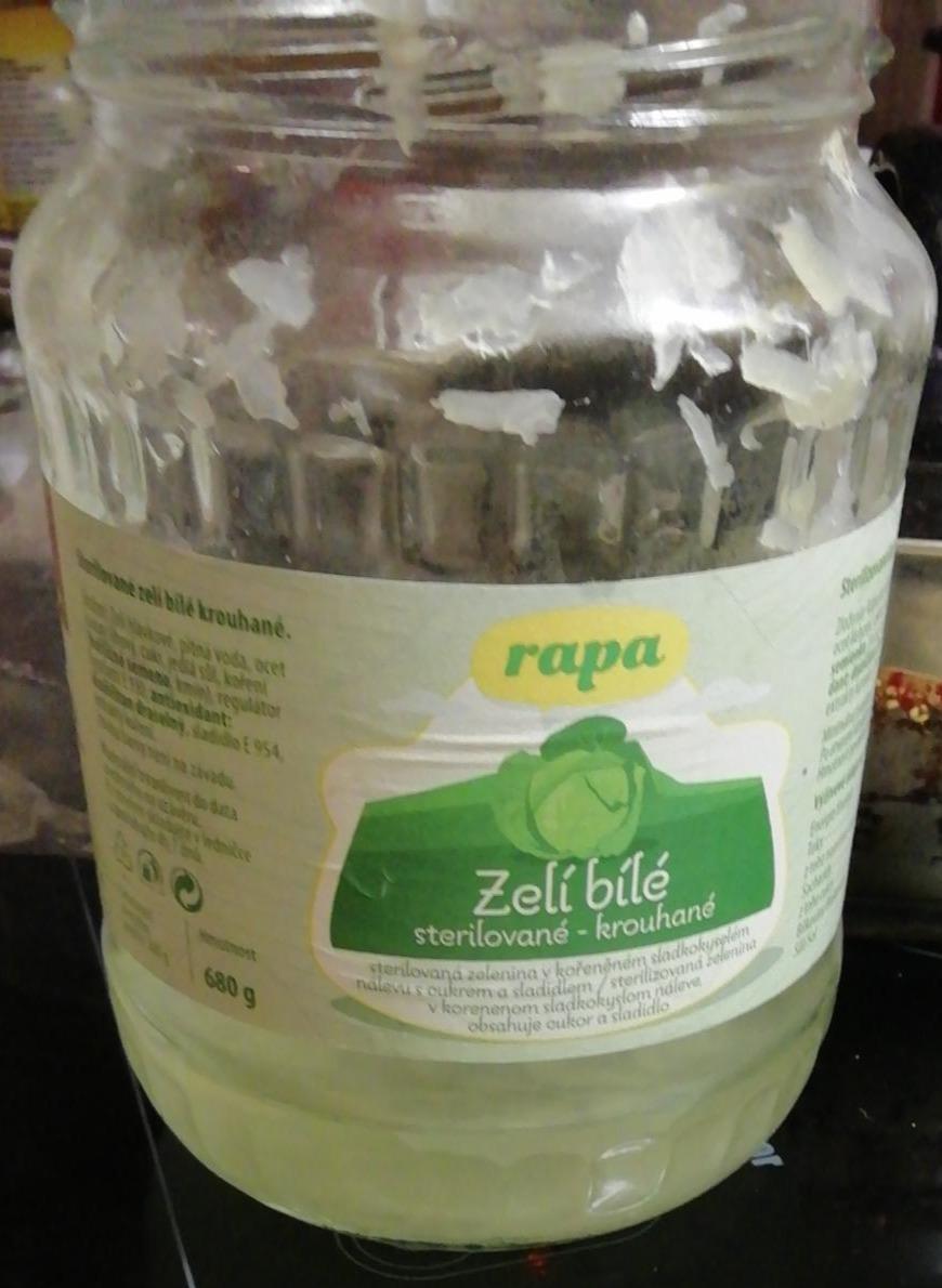 Fotografie - Sterilované zelí bílé sterilované krouhané v kořeněném sladkokyselém nálevu Rapa