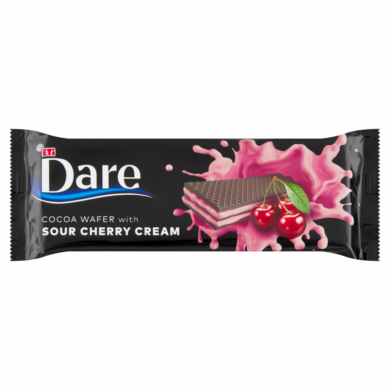 Fotografie - Dare Cocoa Wafer with Sour Cherry Cream Eti
