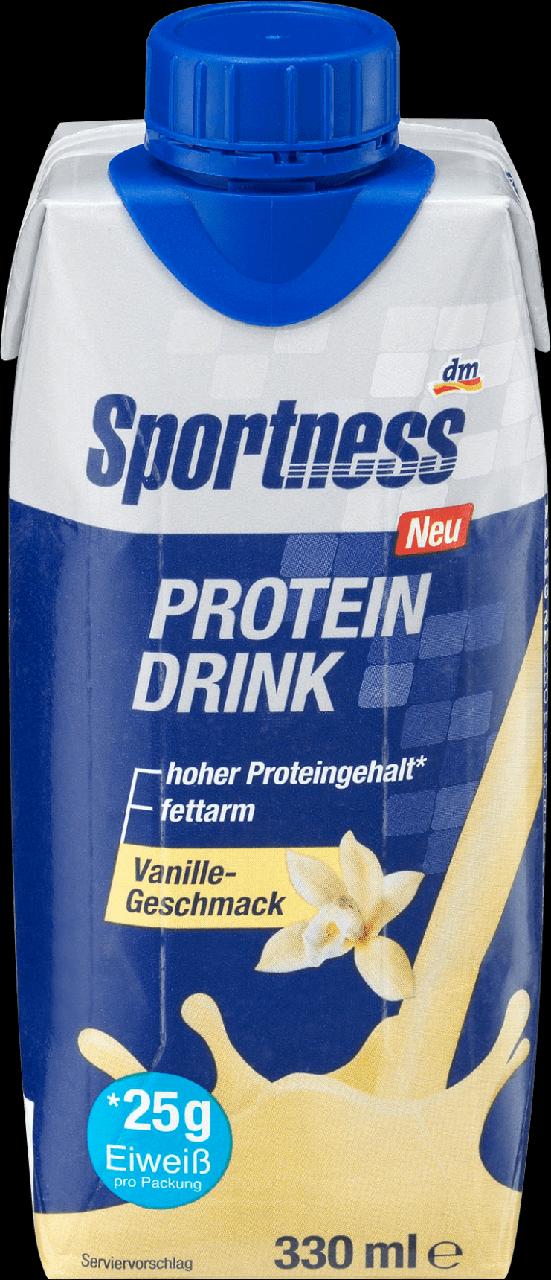 Fotografie - Protein Drink Vanille-Geschmack Sportness