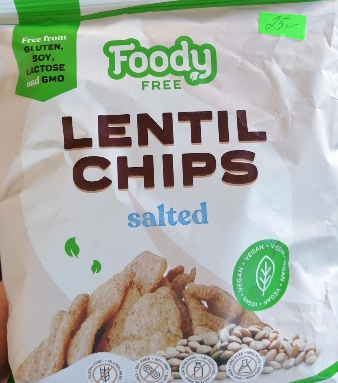 Fotografie - Lentil Chips salted Foody free