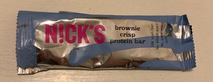 Fotografie - Protein Bar Brownie Crisp Nick´s