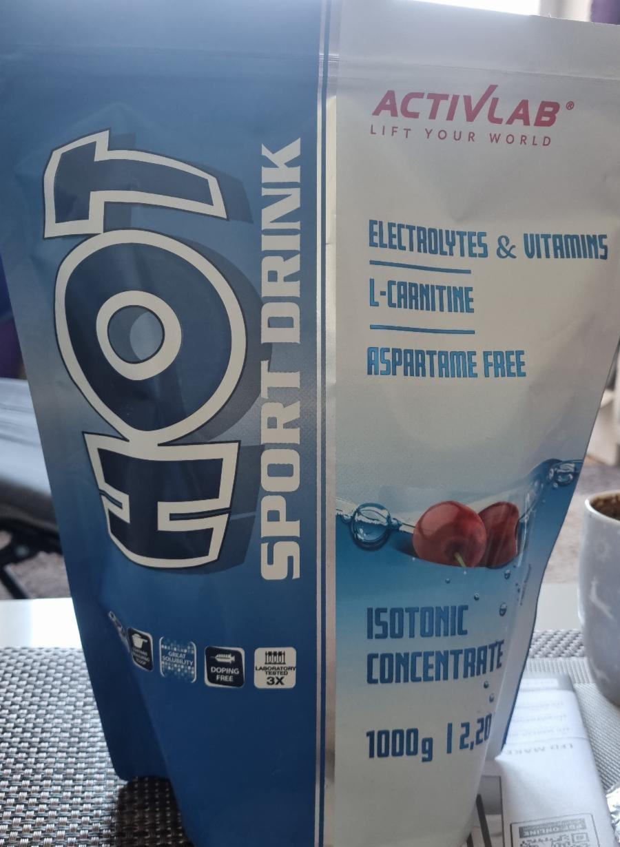 Fotografie - Hot Sport Drink Isotonic Concentrate Cherry Activlab