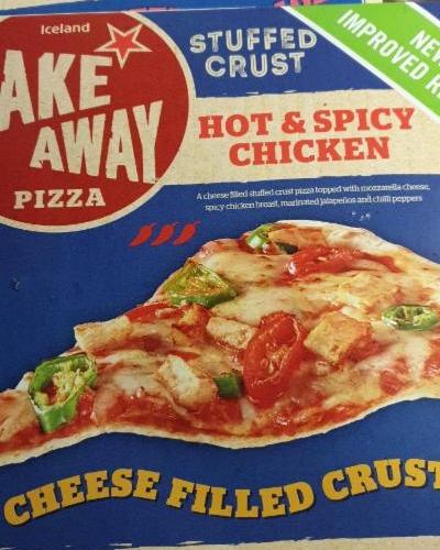 Fotografie - Stuffed Crust Hot & Spicy Chicken Pizza Iceland