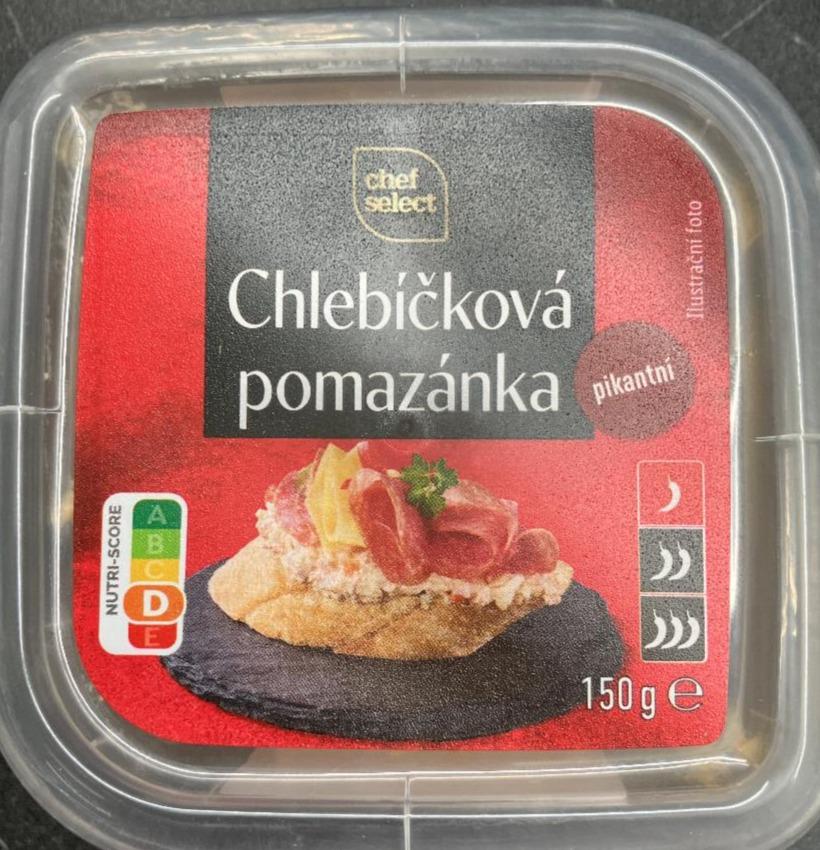 Fotografie - Chlebíčková pomazánka pikantní Chef select