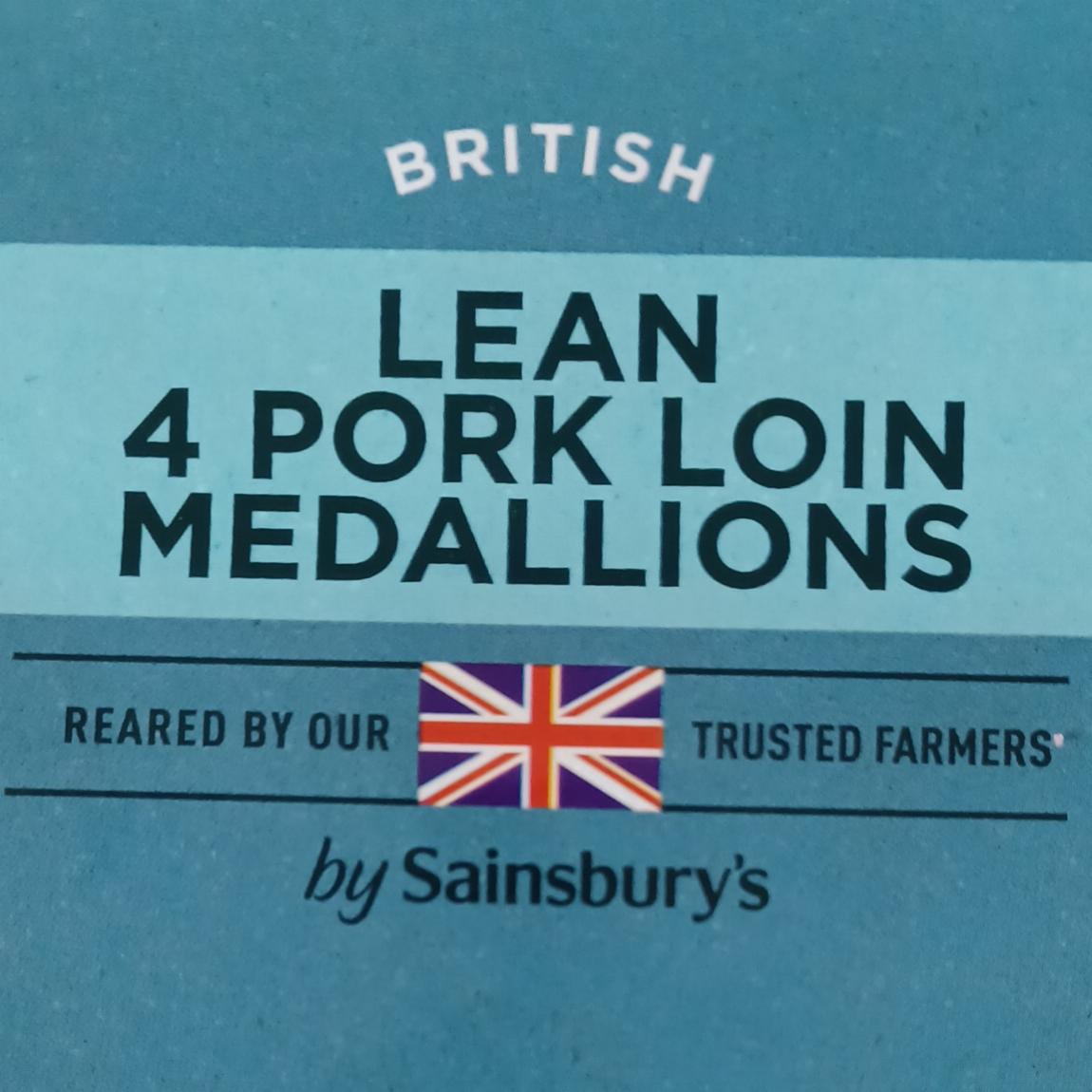 Fotografie - Lean 4 pork loin medallions by Sainsbury's