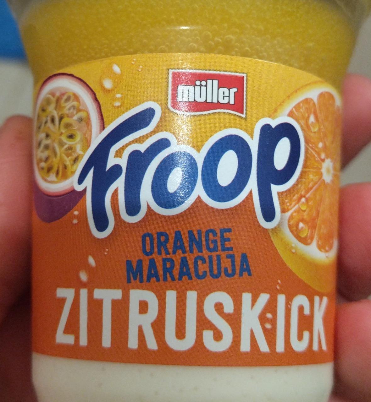 Fotografie - Froop Orange Maracuja Zitruskick Müller