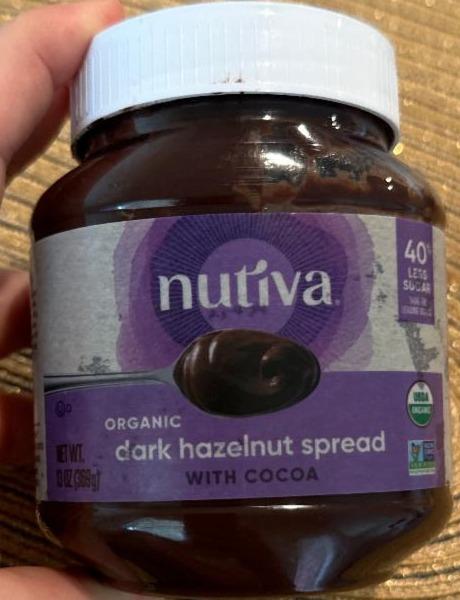 Fotografie - Organic Dark Hazelnut Spread with Cocoa Nutiva