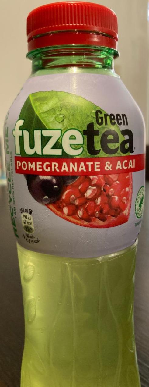 Fotografie - Green tea pomegranate & acai Fuzetea