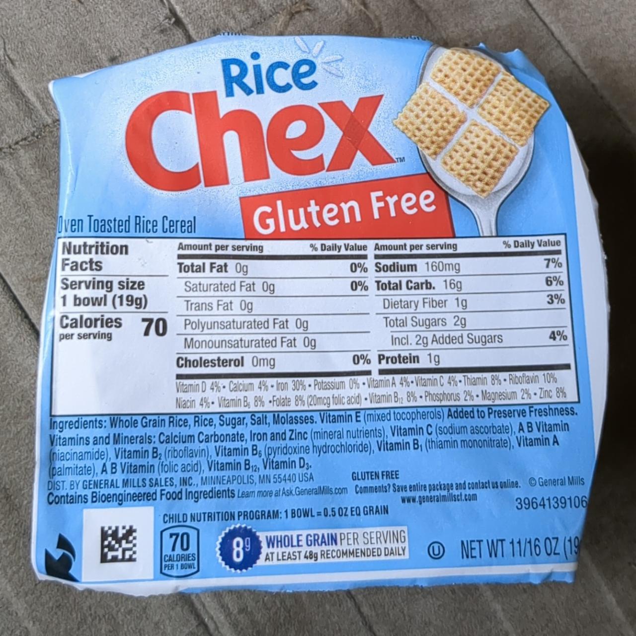 Fotografie - Rice Chex Gluten Free
