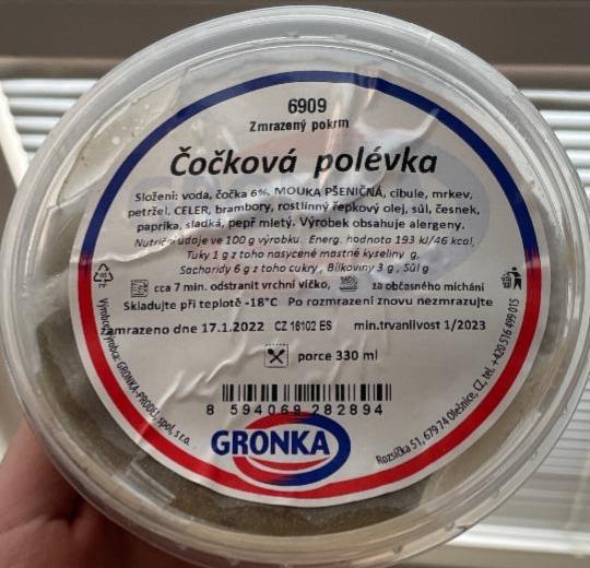 Fotografie - Čočková polévka Gronka