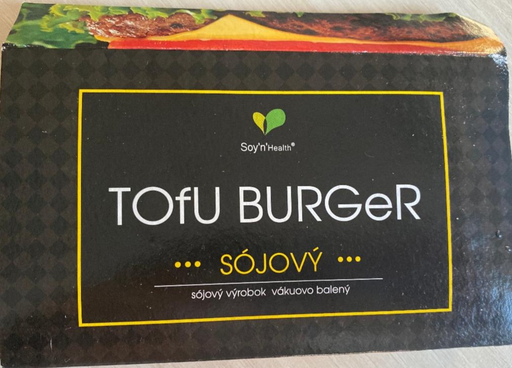 Fotografie - sojovy tofu Burger