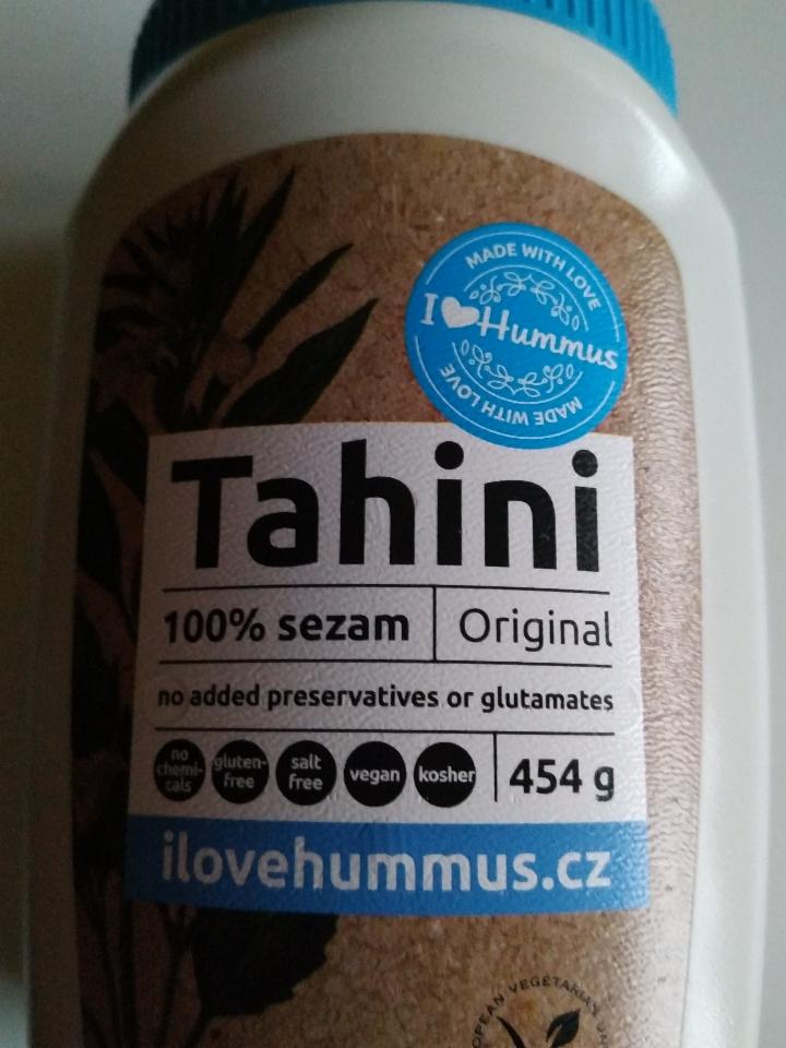 Fotografie - Tahini 100% sezam Original I love Hummus