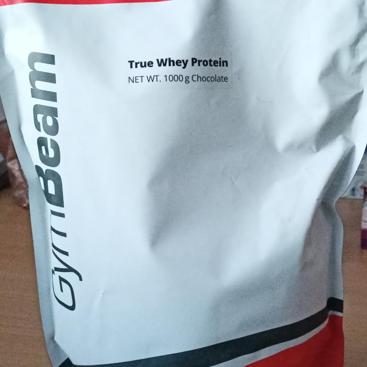 Fotografie - True whey protein Chocolate GymBeam