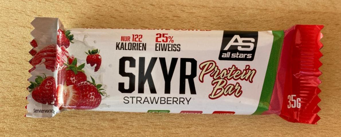 Fotografie - Skyr Protein bar Strawberry All Stars