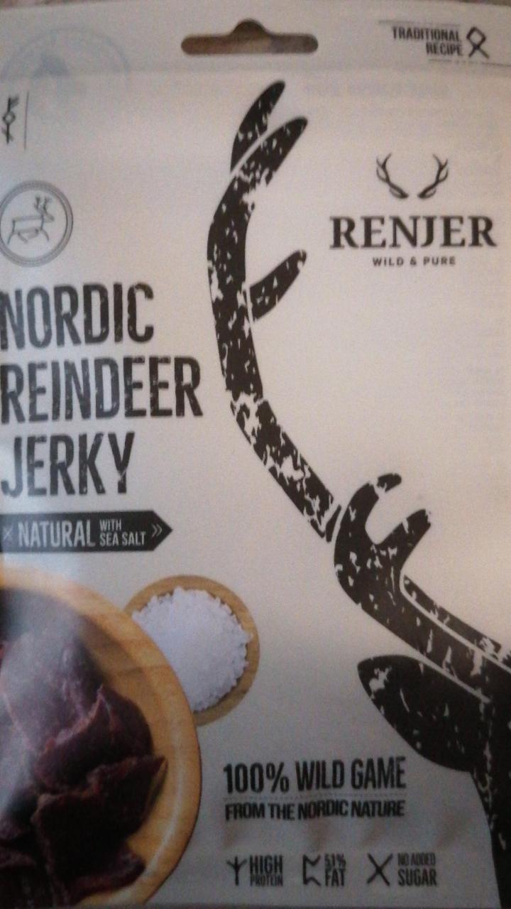 Fotografie - Nordic Reindeer Jerky sušené sobí maso Renjer