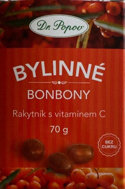 Fotografie - Bylinné bonbóny Rakytník s vitamínem C Dr.Popov
