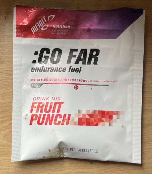 Fotografie - Go Far Drink Mix Fruit Punch Infinit Nutrition