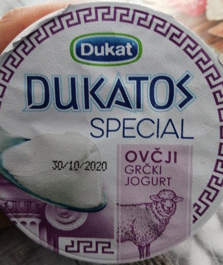 Fotografie - Dukatos special ovčji grčki jogurt Dukat