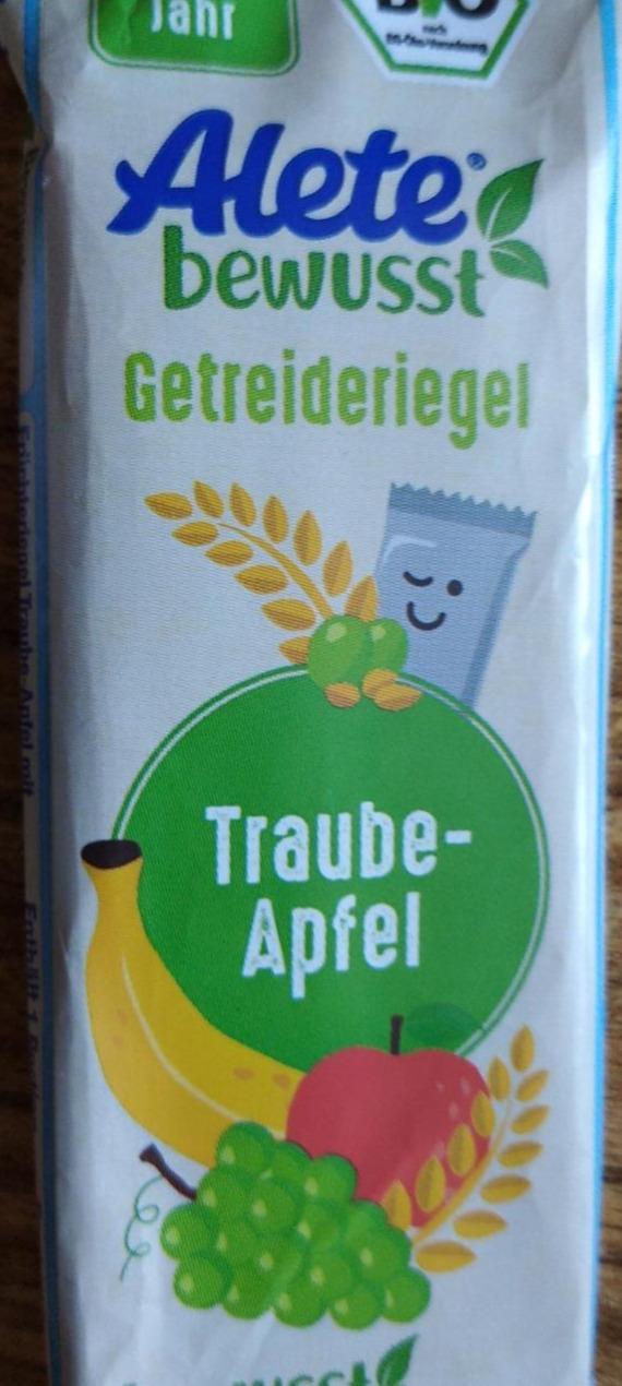 Fotografie - Bio Getreideriegel Traube-Apfel Alete