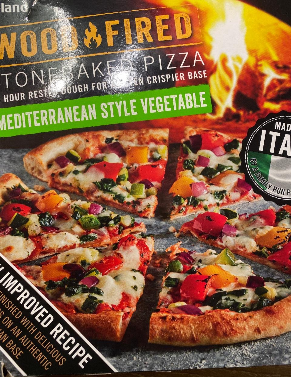 Fotografie - Stonebaked Pizza Mediterranean Style Vegetable Iceland