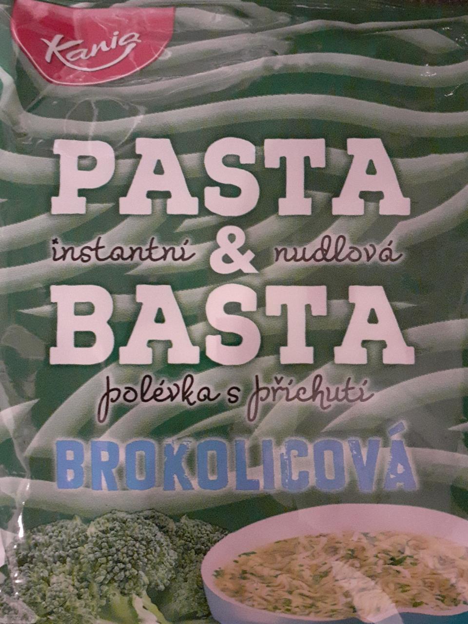 Fotografie - Pasta & Basta Instantní nudlová polévka brokolicová Kania
