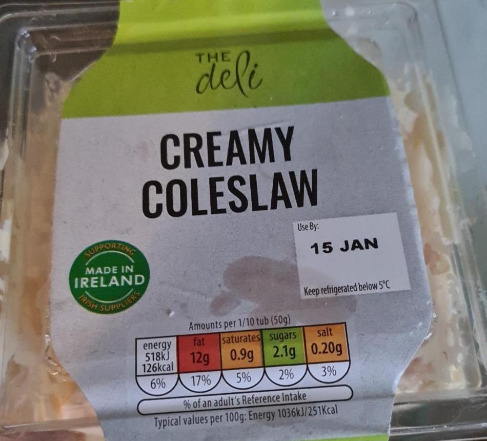 Fotografie - Creamy coleslaw The deli
