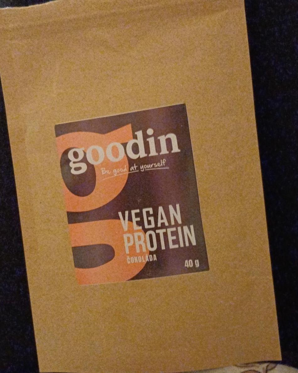 Fotografie - Vegan protein čokoláda Goodin