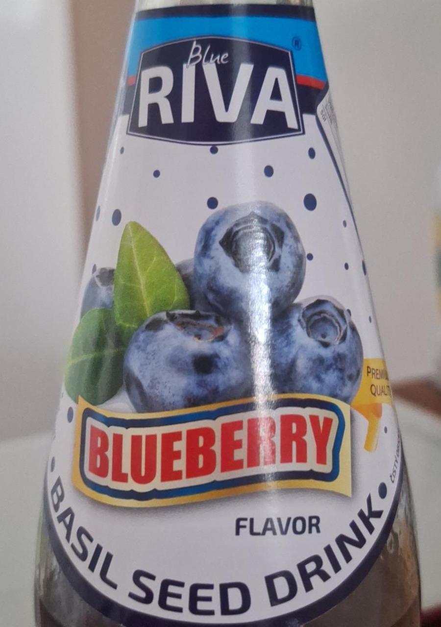 Fotografie - Basil Seed Drink Blueberry Riva