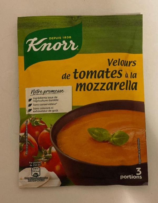 Fotografie - Velours de Tomates à la Mozzarella Knorr