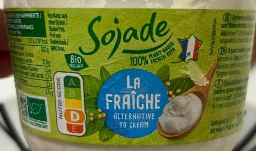 Fotografie - La Fraiche alternative to cream Sojade