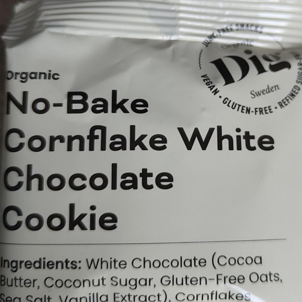 Fotografie - Organic No-Bake Cornflake White Chocolate Cookie Dig
