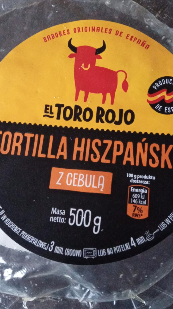 Fotografie - Tortilla Hiszpańska z cebulą El Toro Rojo