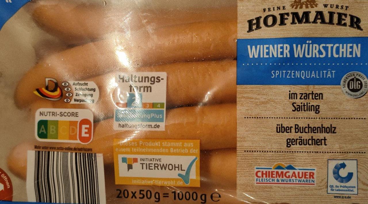 Fotografie - Wiener Würstchen über Buchenholz gäuchet Hofmaier