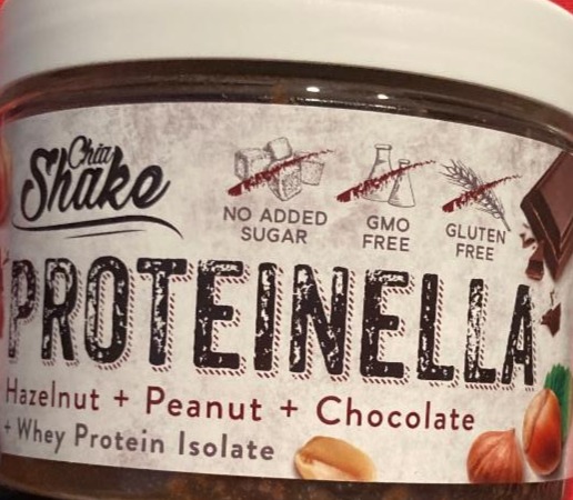 Fotografie - Proteinella hazelnut + peanut + chocolate + whey protein isolate ChiaShake