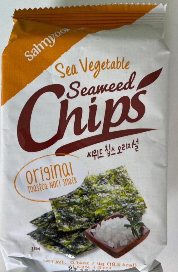 Fotografie - Sea Vegetable Seaweed Chips Snack Nori SahmyookFoods