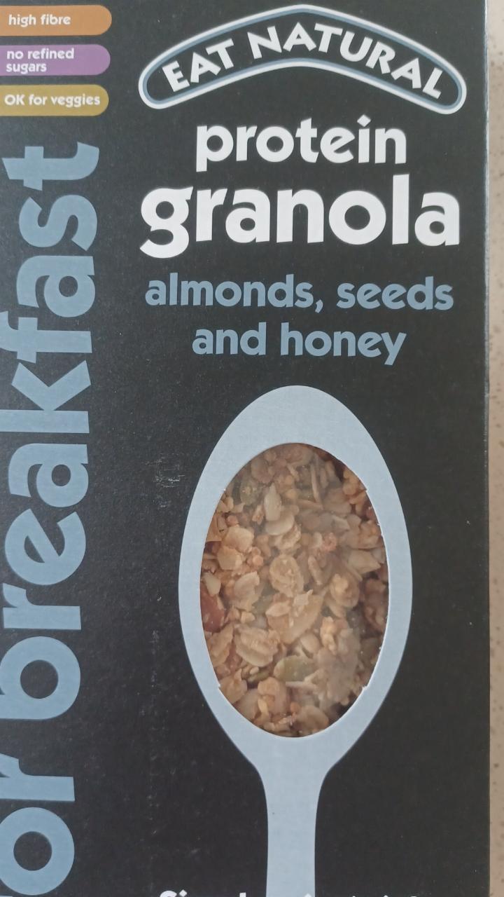 Fotografie - Protein granola almonds, seeds and honey Eat Natural