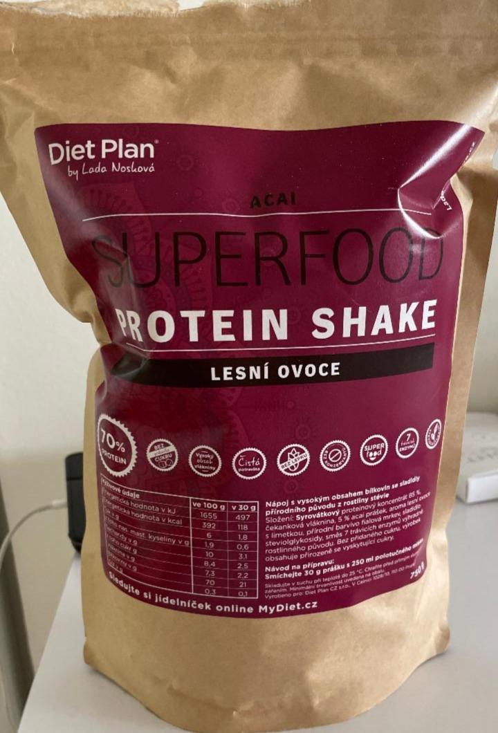 Fotografie - Superfood protein shake lesní ovoce Diet Plan