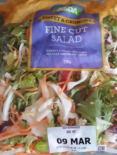 Fotografie - Fine Cut Salad Asda
